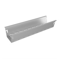 Axessline Outlet Tray - Montagedike för ellist, L670xB220 mm, silver
